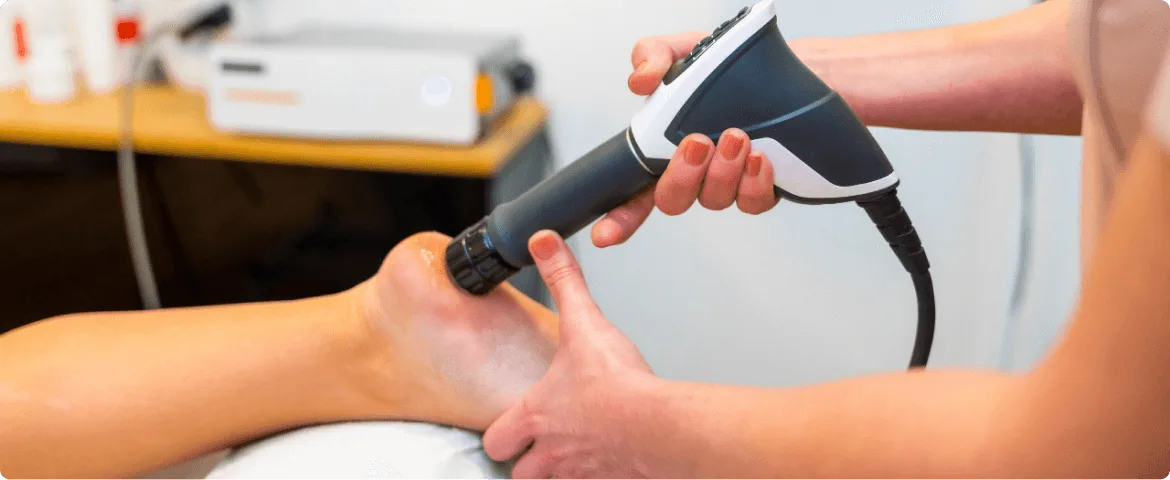 First Shockwave Therapy Session First Shockwave Therapy Session