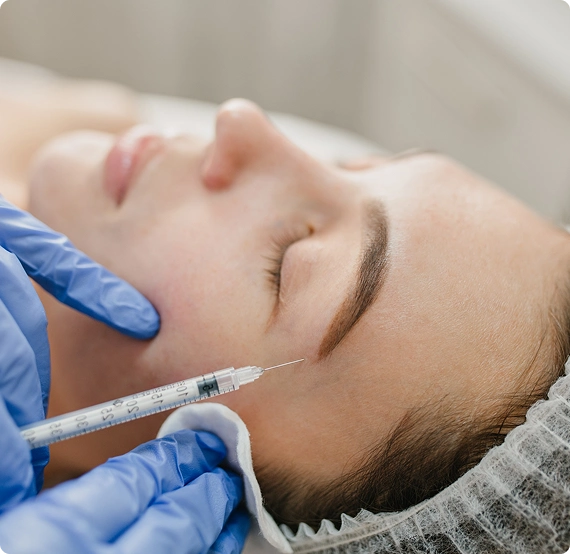 Botox and dermal fillers cosmetic treatments